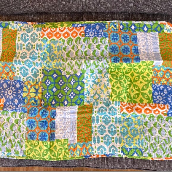 NEW Cynthia Rowley NEW YORK 3 piece Set Bedspread Quilt 2 Shams Patchwork NIP - Picture 9 of 13